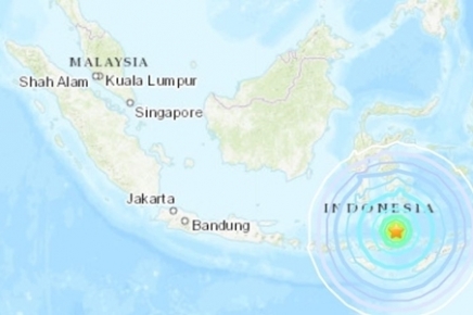 인도네시아 규모 7.3 지진 발생